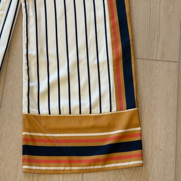 Lulus Striped Wide Leg Trouser Pant - XS - Picture 3 of 6